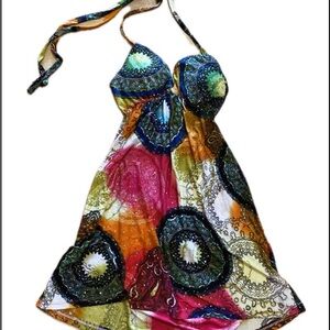 Cristinalove Vibrant Multicolor Dress